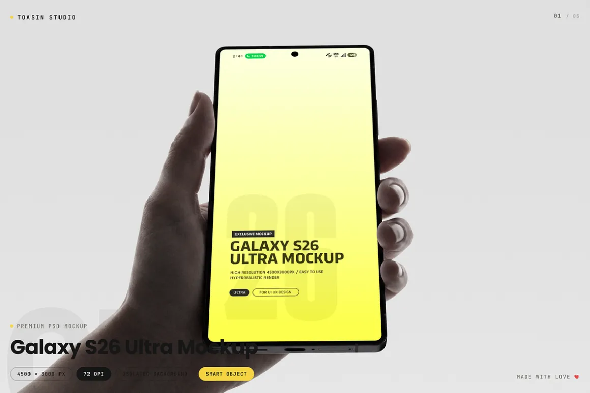 Galaxy S26 Ultra Mockup