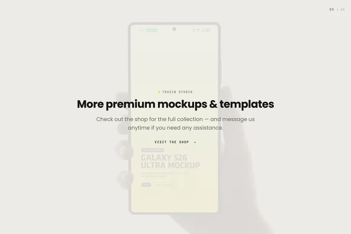 Galaxy S26 Ultra Mockup