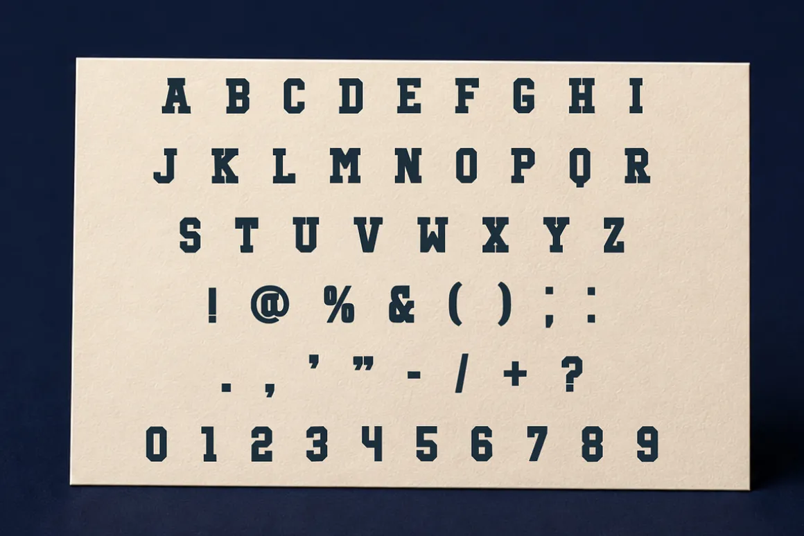 Game Changer Sporty Font