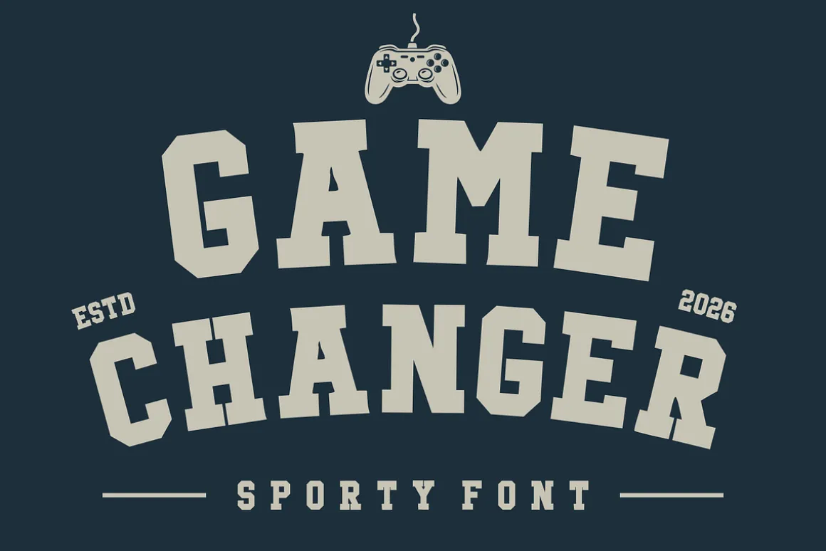 Game Changer Sporty Font