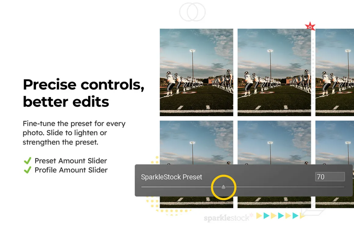20 Game Day Lightroom Presets LUTs