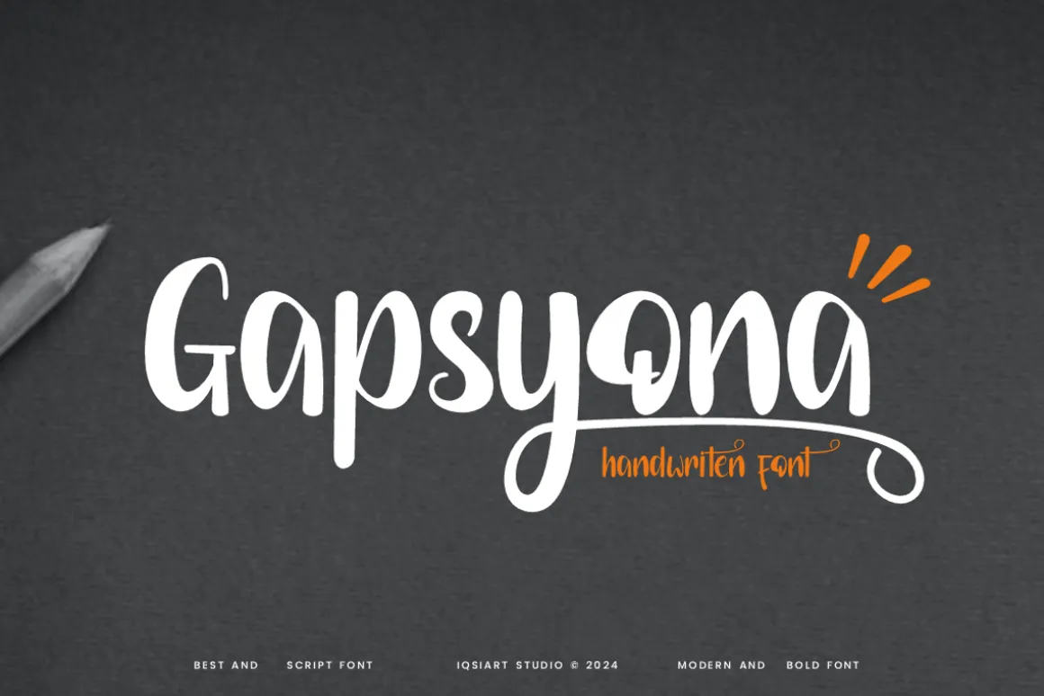 Gapsyona - Handwritten Font