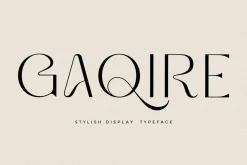 Gaqire Stylish Display Typeface