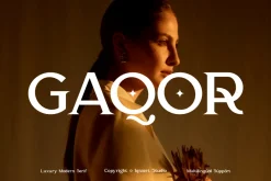 Gaqor - Modern Cinematic Font