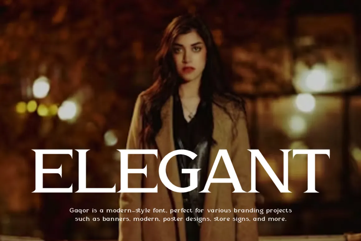 Gaqor - Modern Cinematic Font