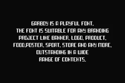 Garboy - Thick & Rounded Font