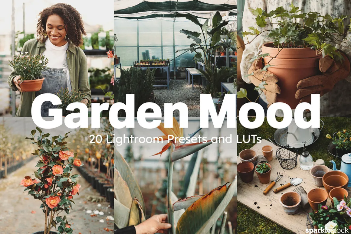 20 Garden Mood Lightroom Presets LUT