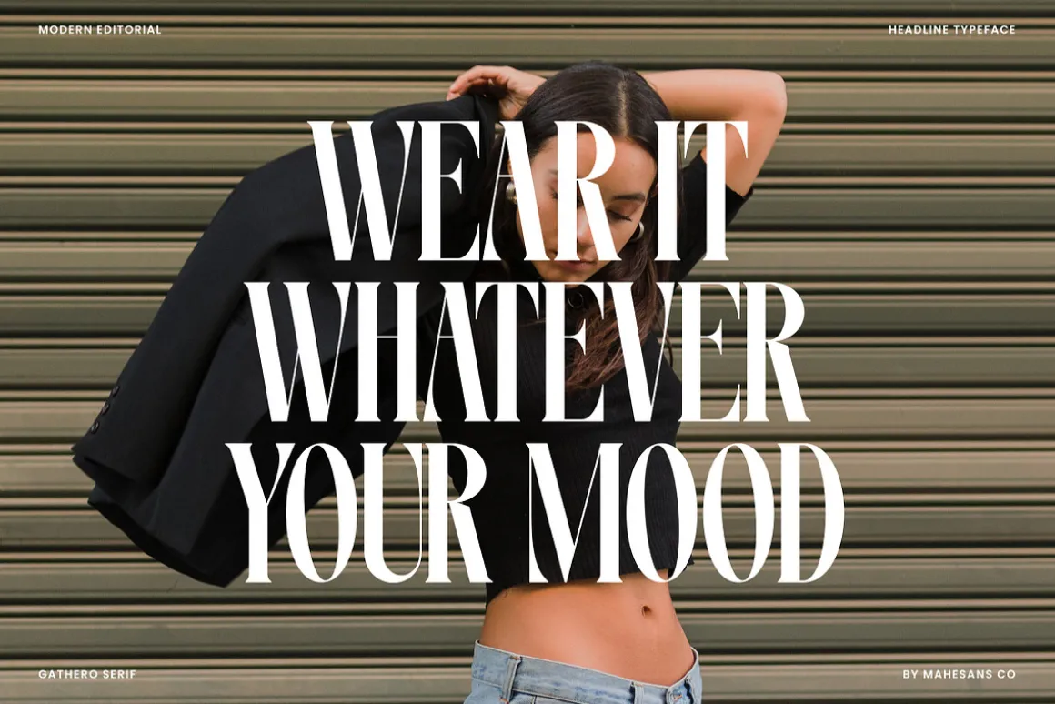 Gathero – Modern Editorial Serif