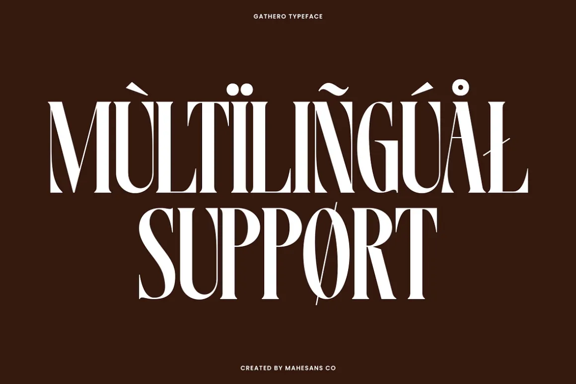 Gathero – Modern Editorial Serif