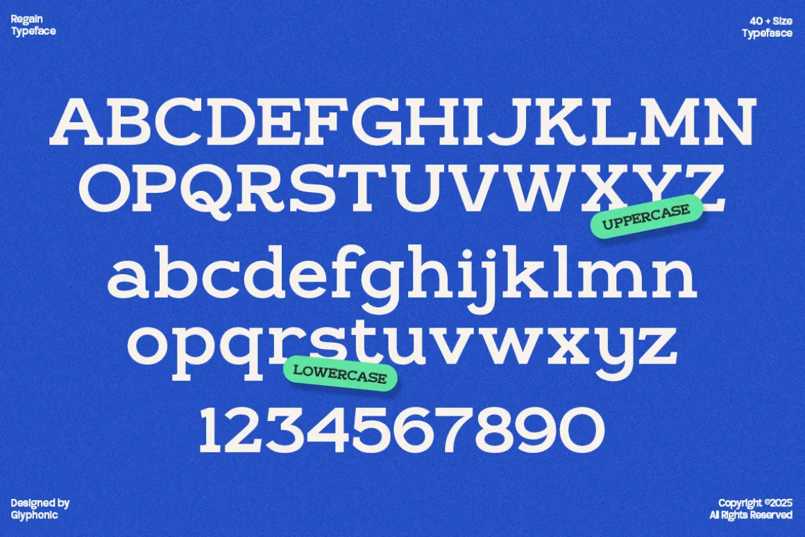 GC Regain - Display Bold Slab Serif