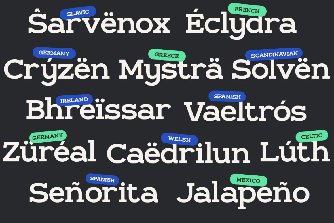 GC Regain - Display Bold Slab Serif