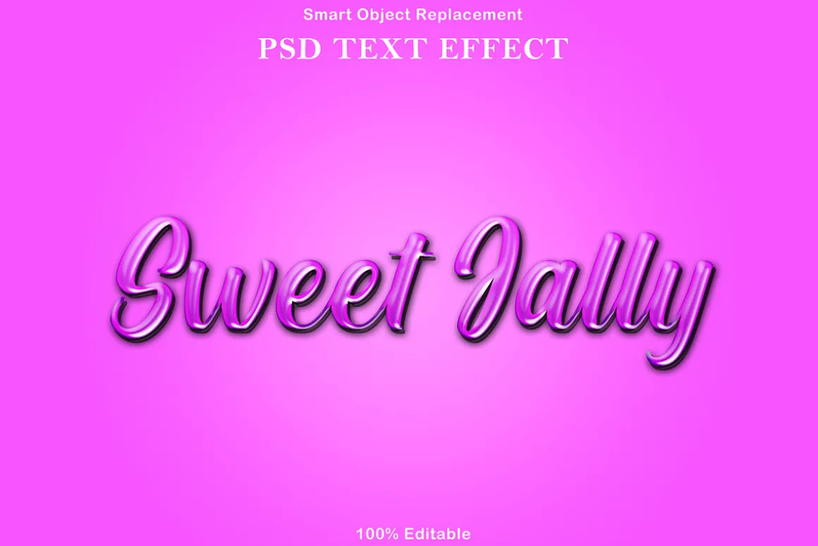 Gel Text Effect