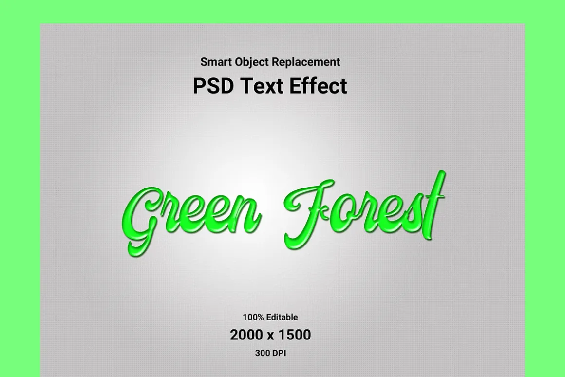 Gel Text Effect