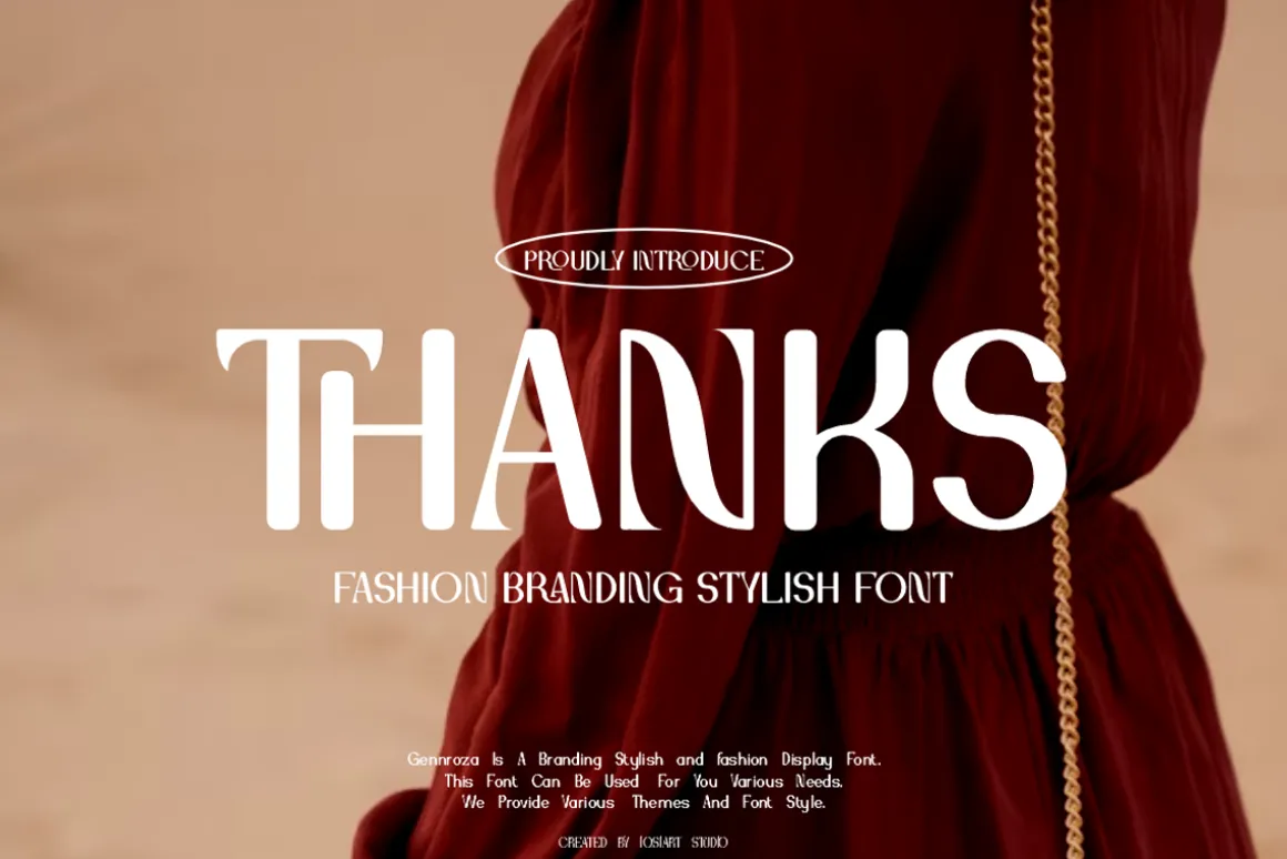 Gennroza - Branding Font
