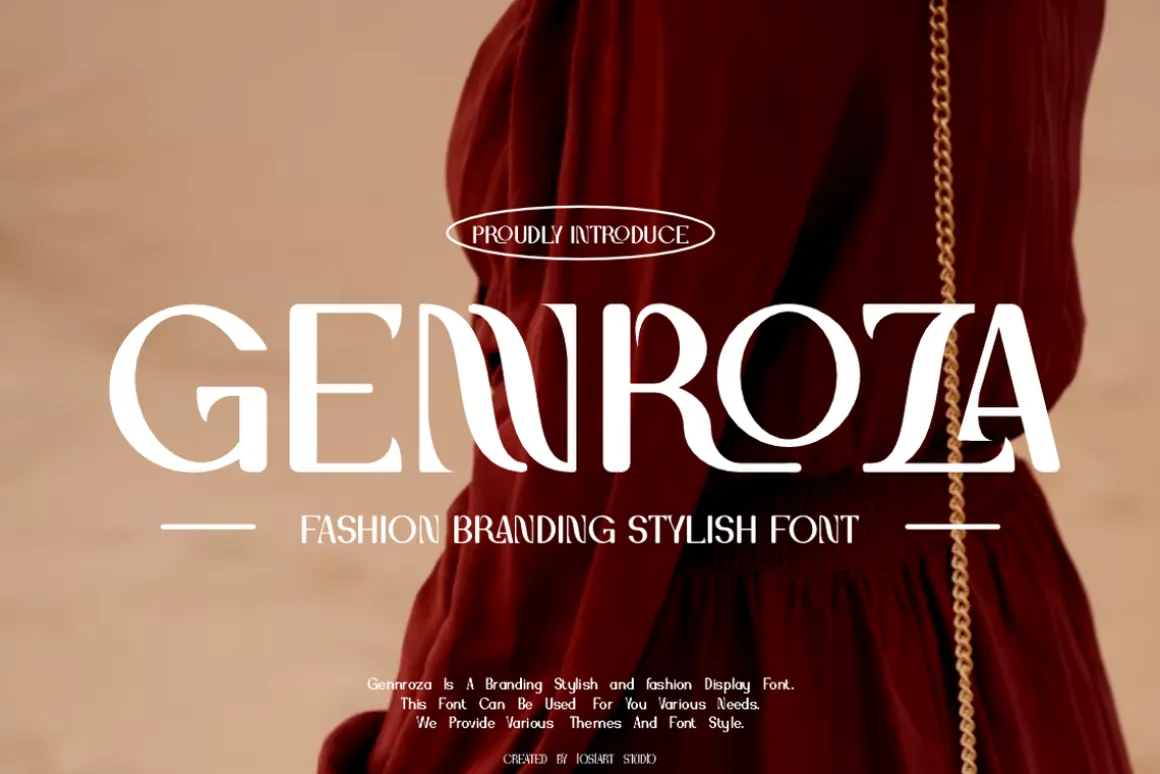 Gennroza - Branding Font