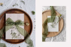 Gentle summer garden hand-painted