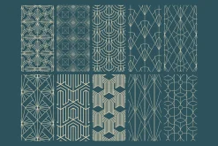 Geometric Art Deco Patterns