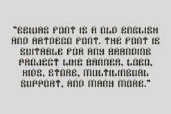 Gewas - Old English Font