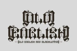Gewas - Old English Font