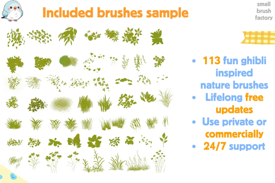 Ghibli Inspired Nature Brushes 2