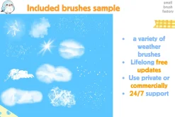 Ghibli Inspired Nature Brushes 2
