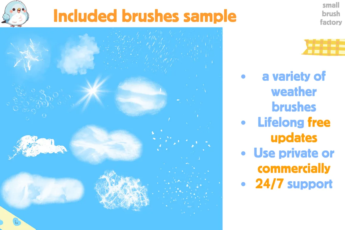 Ghibli Inspired Nature Brushes 2