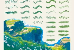 Ghibli Style Brushes for Procreate