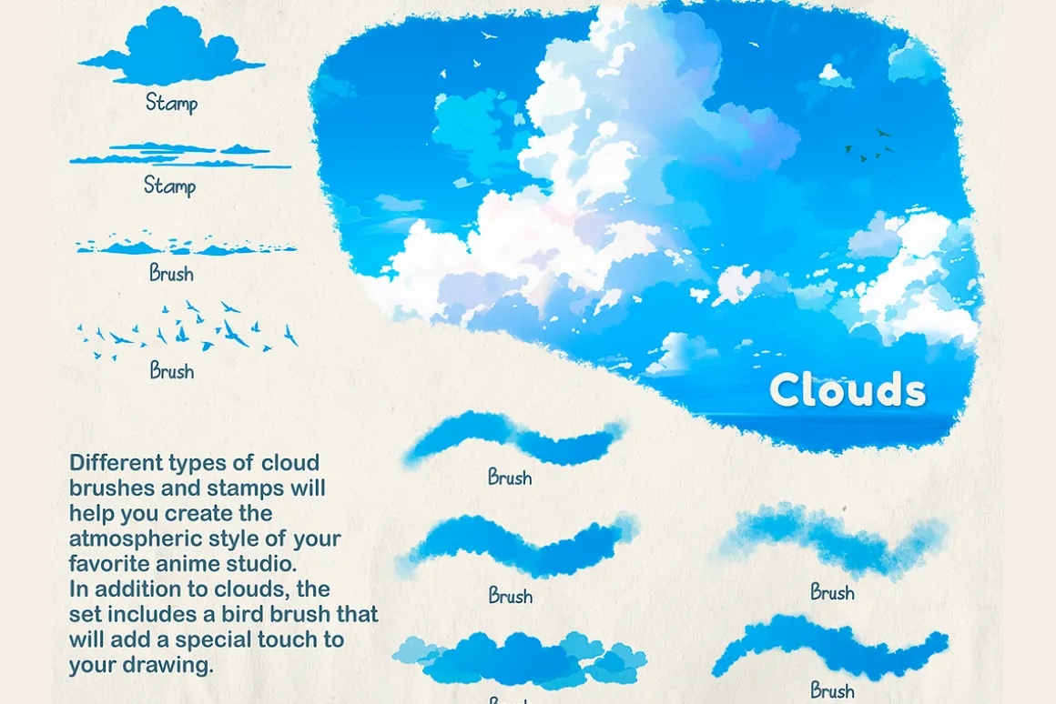 Ghibli Style Brushes for Procreate