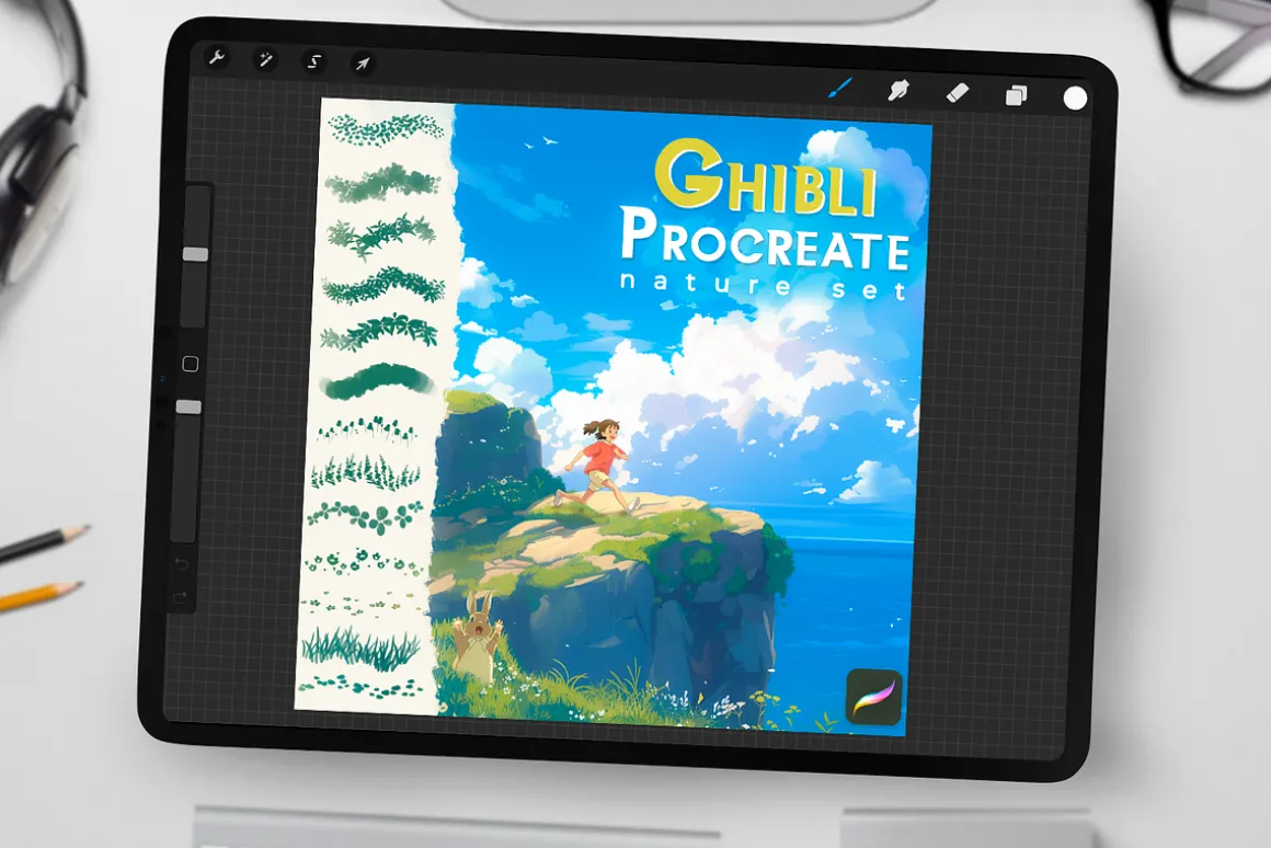 Ghibli Style Brushes for Procreate