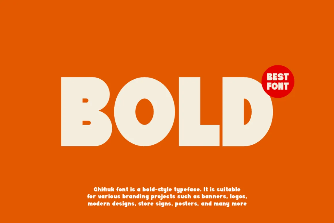 Ghifiuk - Bold Display Font