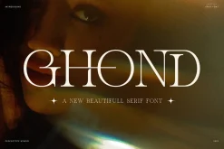 Ghond Modern Elegant Serif Font