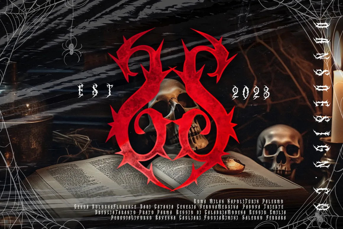 GHOOST Horror Metal Font