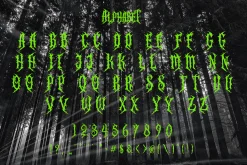 GHOOST Horror Metal Font