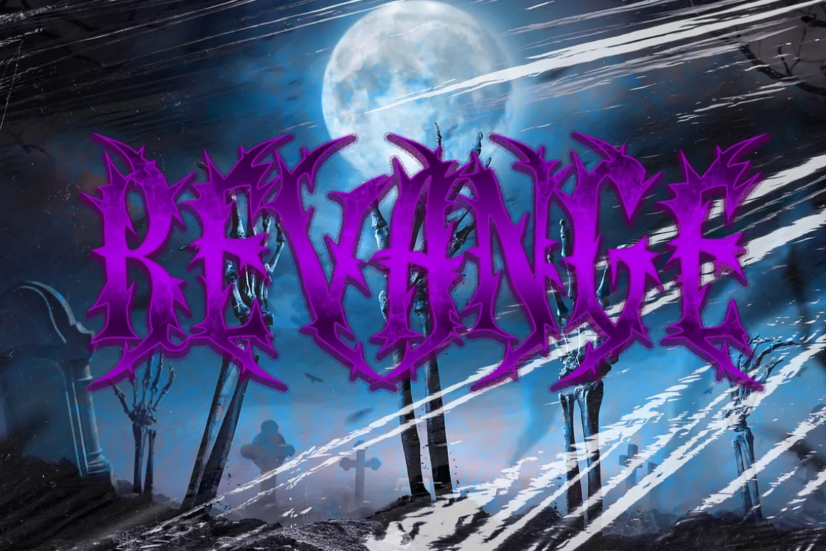 GHOOST Horror Metal Font