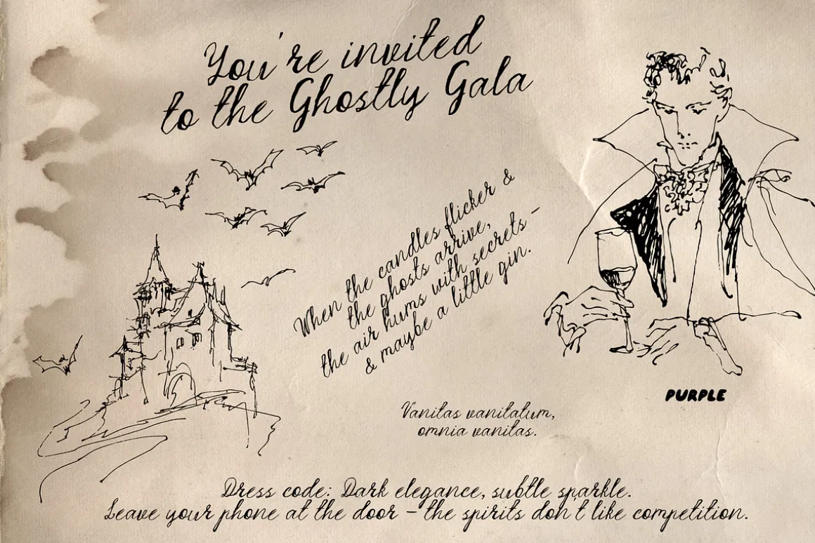 Ghostly Gala: Halloween Clipart
