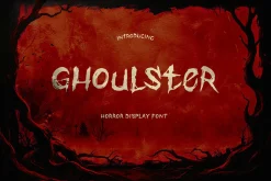 Ghoulster - Horror Display Font