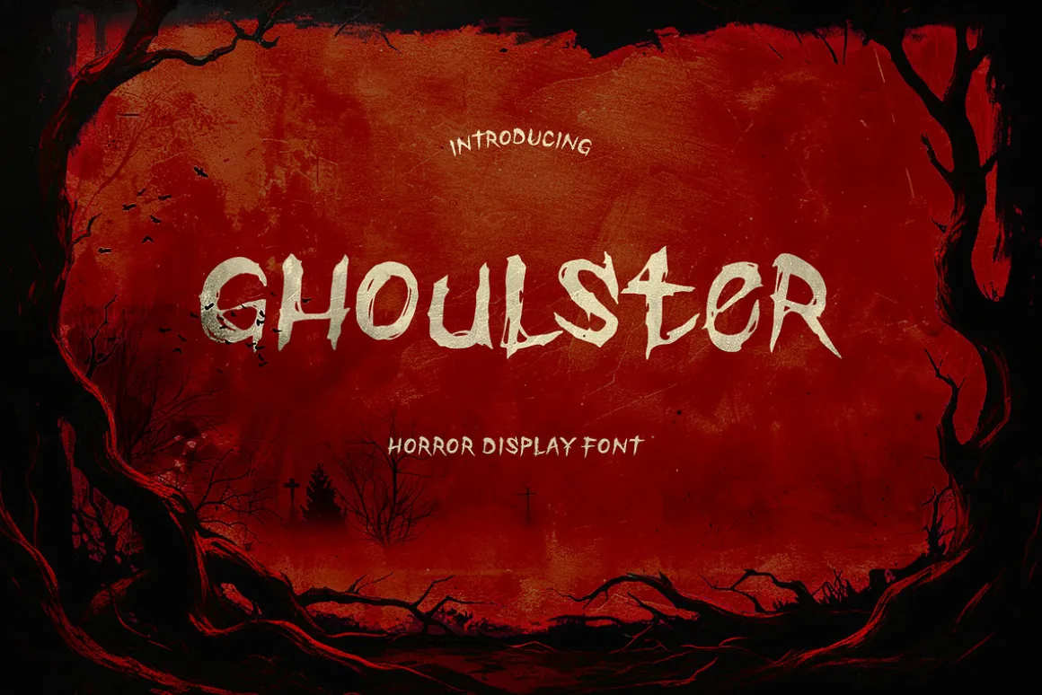 Ghoulster - Horror Display Font
