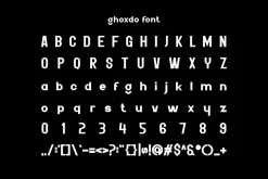 Ghoxdo - Modern Sans Font