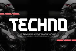 Gifasen - Techno Font