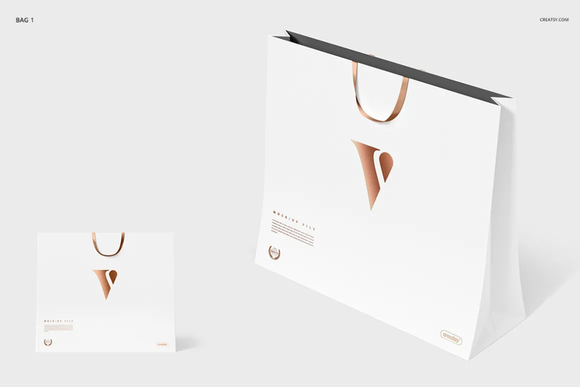 Gift Boxes and Bags Mockup Set