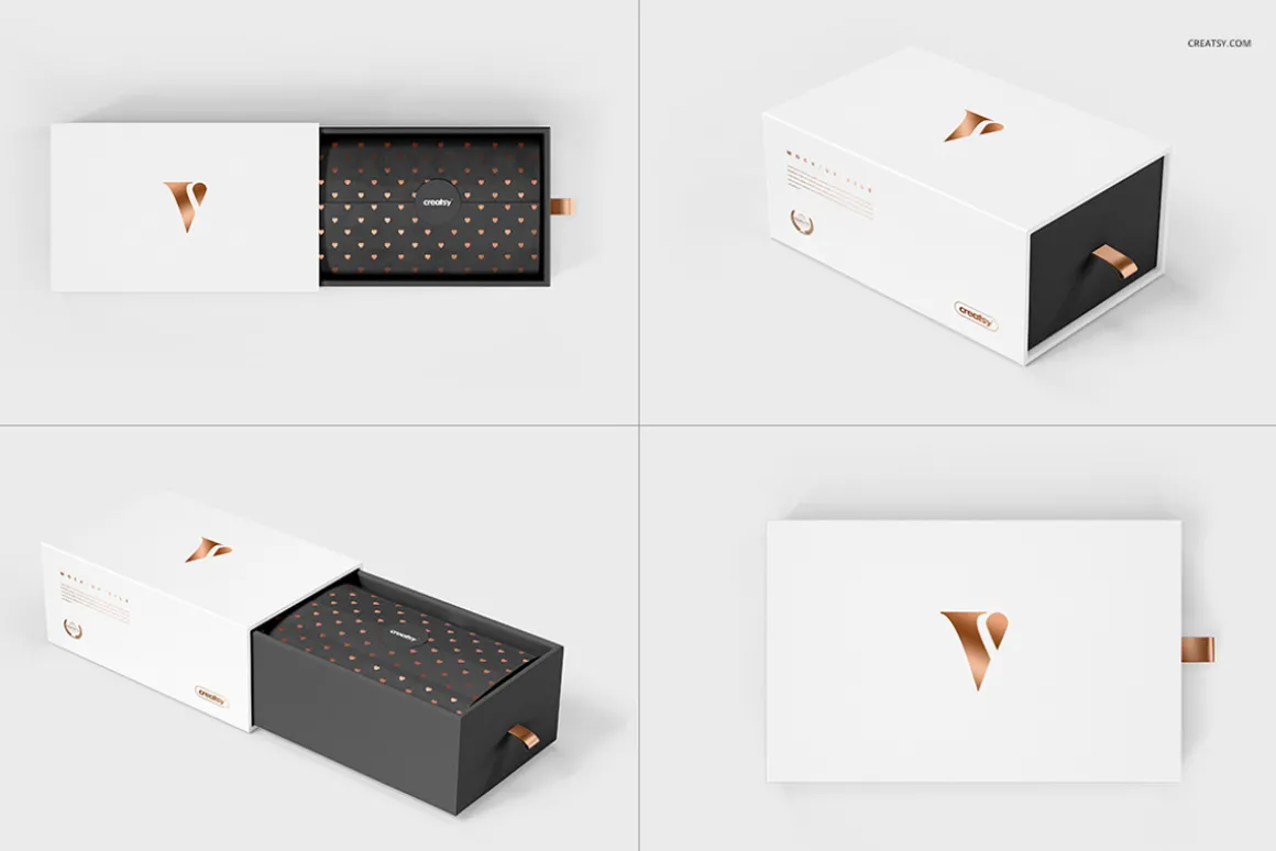 Gift Boxes and Bags Mockup Set