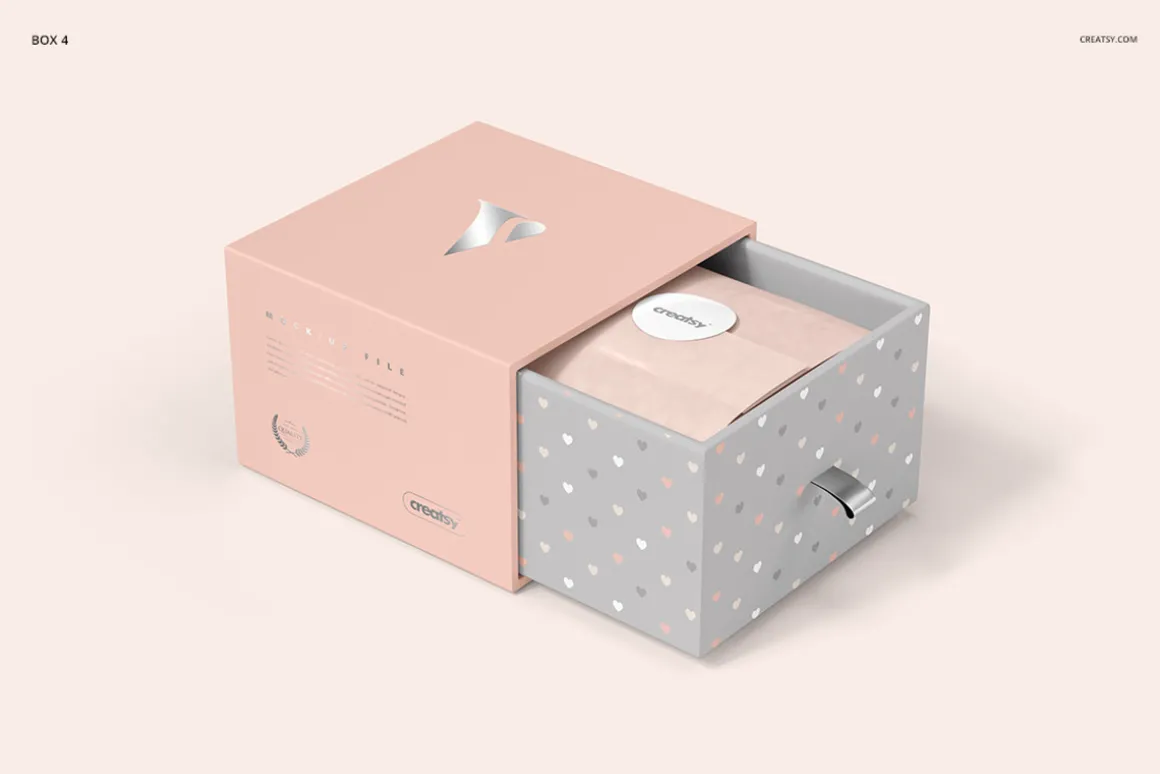 Gift Boxes and Bags Mockup Set