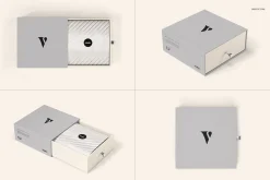 Gift Boxes and Bags Mockup Set