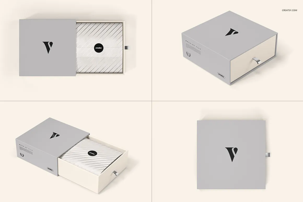 Gift Boxes and Bags Mockup Set