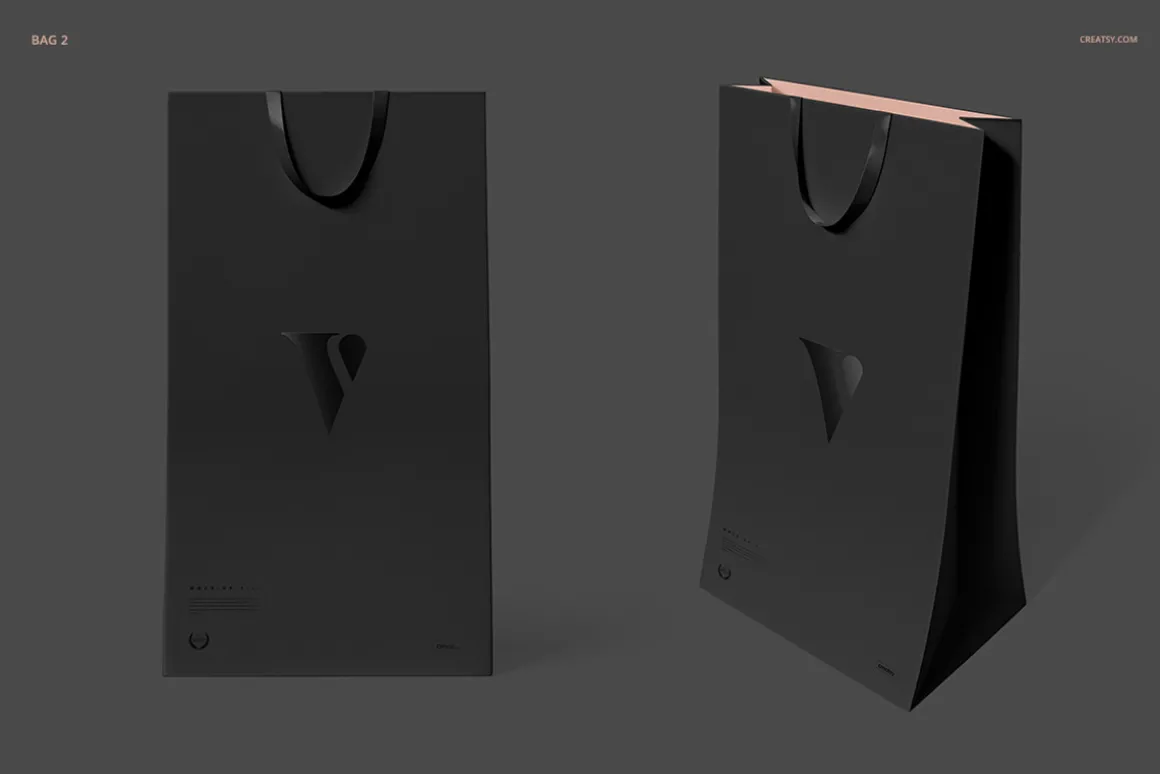 Gift Boxes and Bags Mockup Set