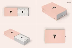 Gift Boxes and Bags Mockup Set