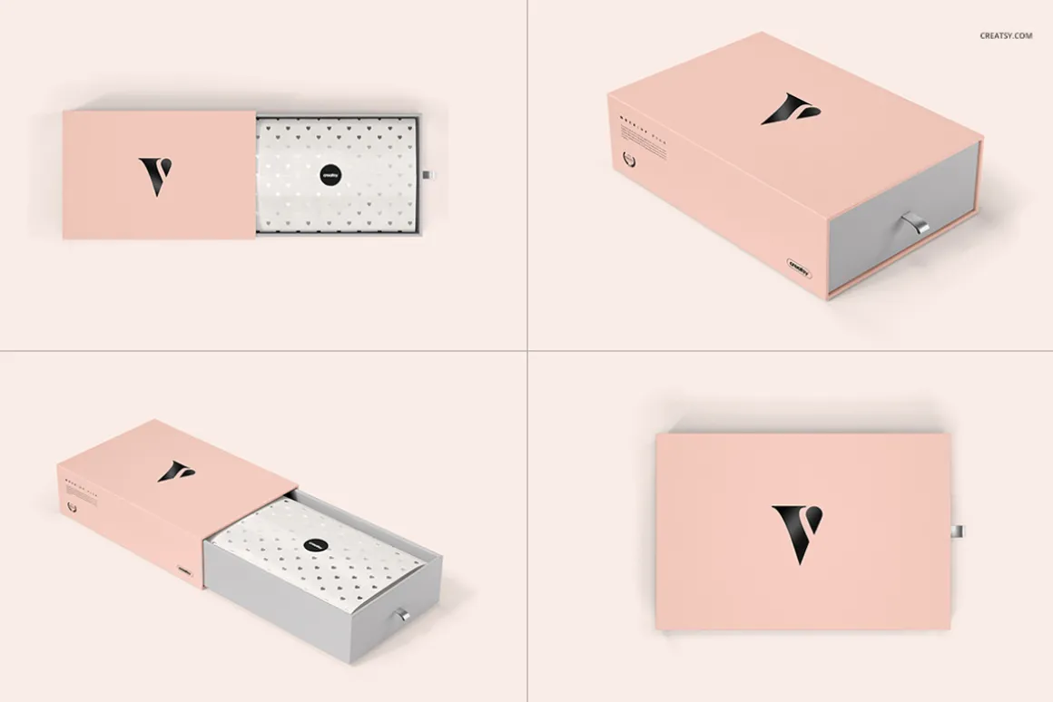 Gift Boxes and Bags Mockup Set