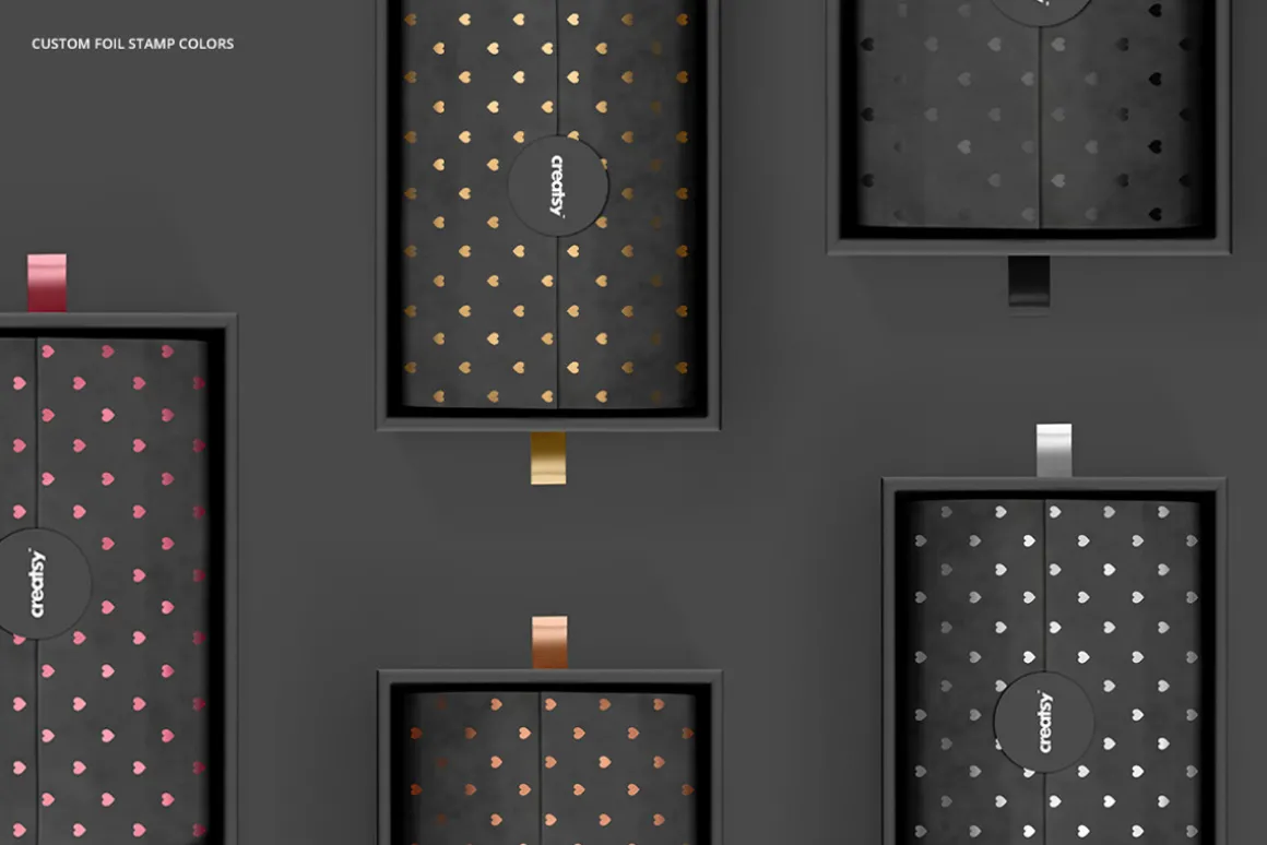 Gift Boxes and Bags Mockup Set