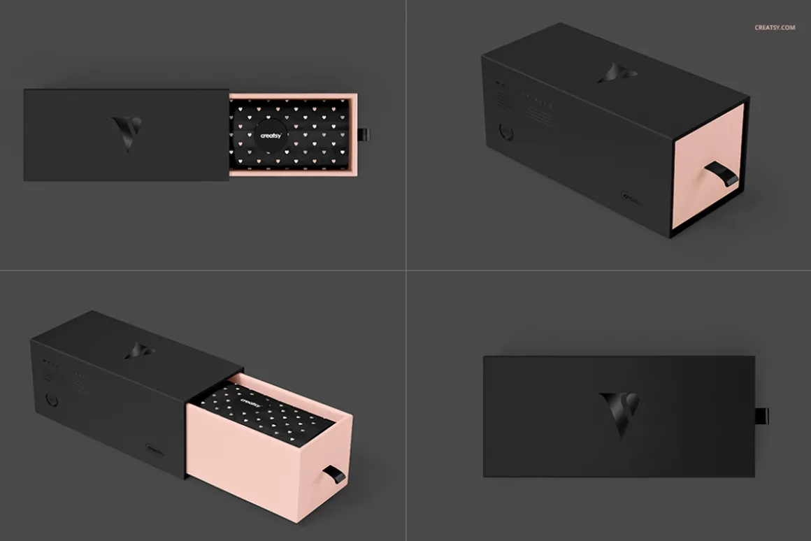 Gift Boxes and Bags Mockup Set