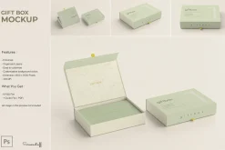 Gift Box Mockup